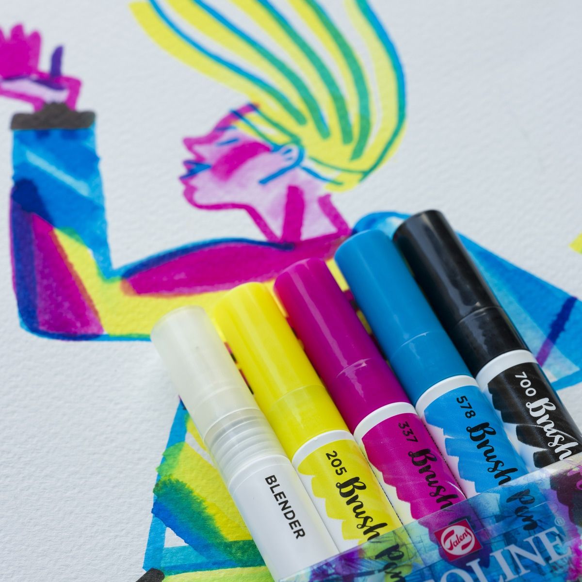 zich zorgen maken bevel instinct Ecoline Watercolor Brush Pen Sets by Talens | Jerry's Artarama