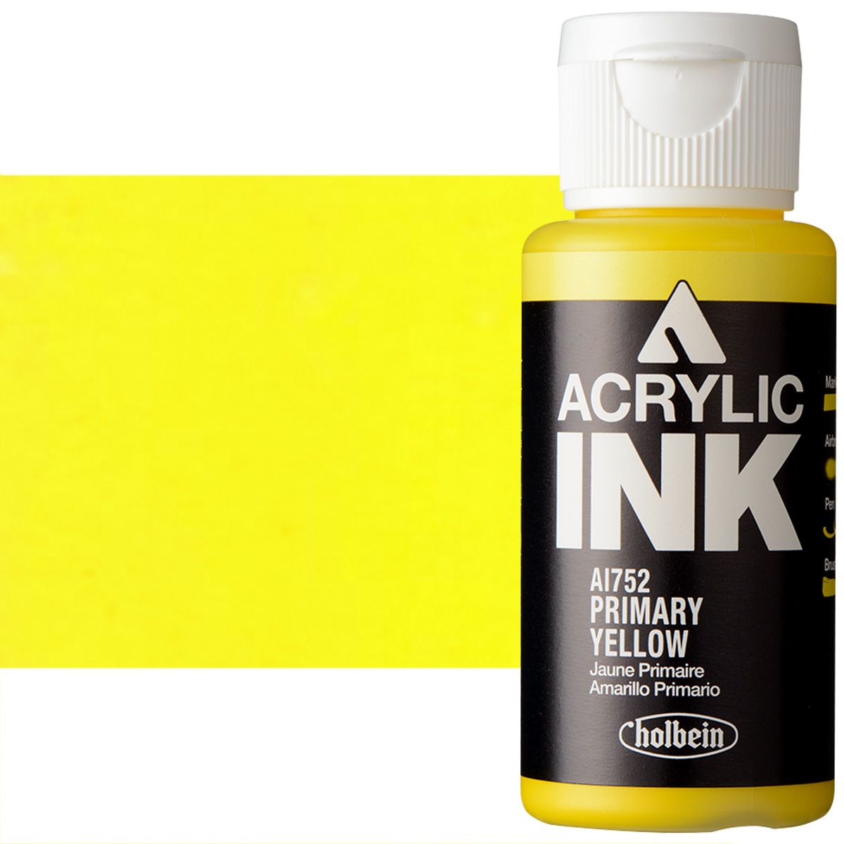 Holbein Acrylic Ink - Primary Yellow, 30ml