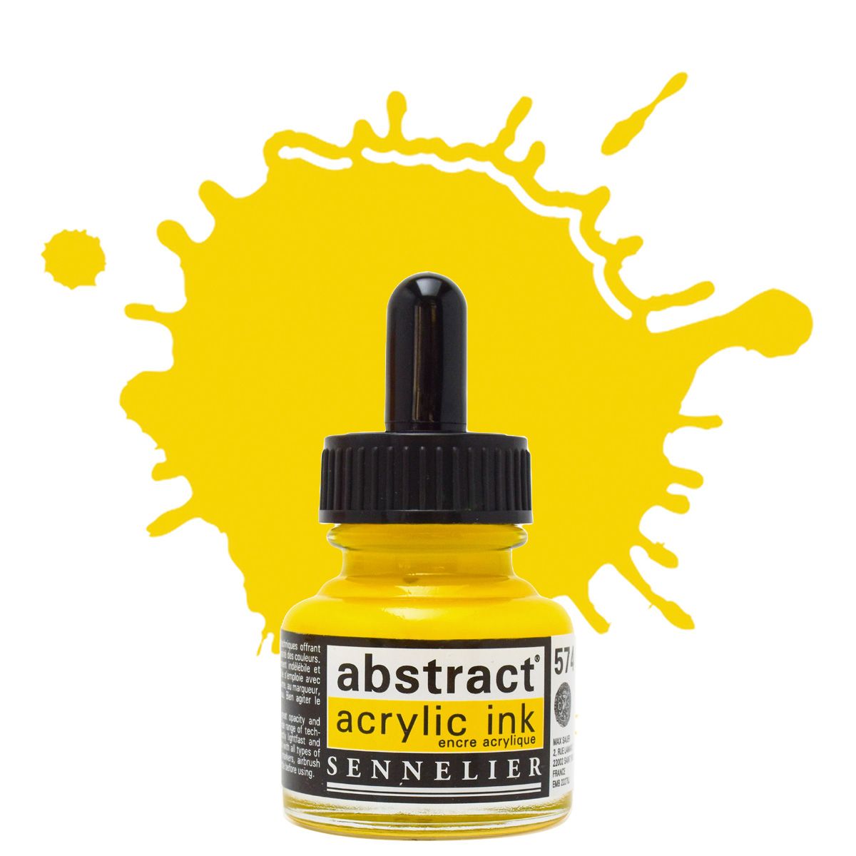 Sennelier Abstract Acrylic Ink - Primary Yellow, 30ml
