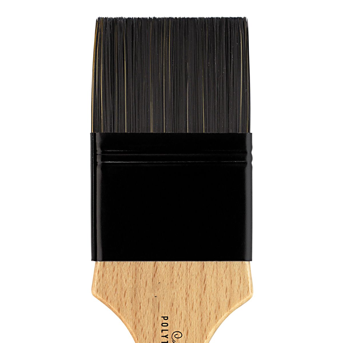 Princeton Catalyst Polytip Bristle Brush - Fan, Long Handle, Size 6 BLICK Art Ma