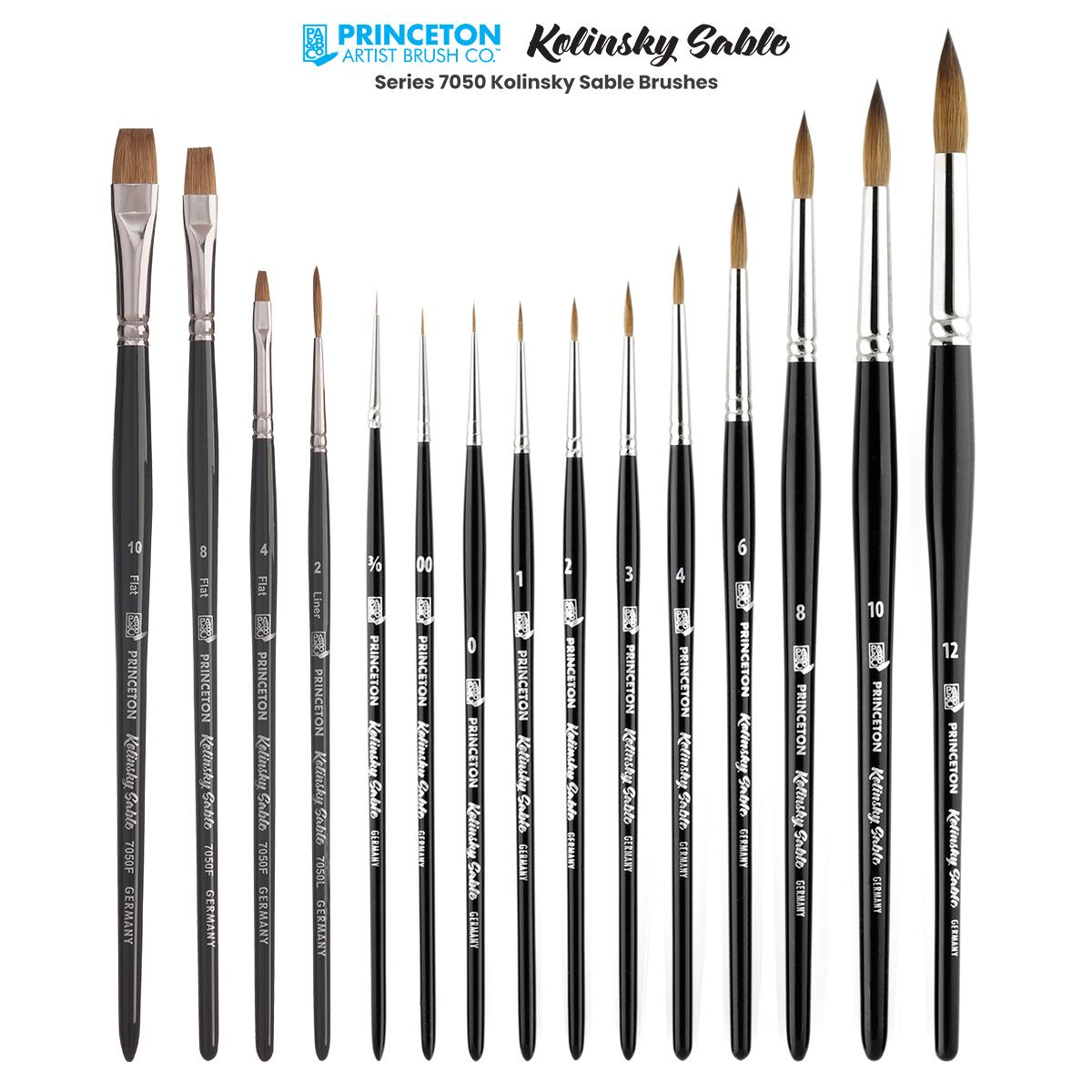 MOMO Kolinsky筆&NfA筆のセット Princeton Series 7050 Kolinsky Sable Brushes | Jerry's Artarama