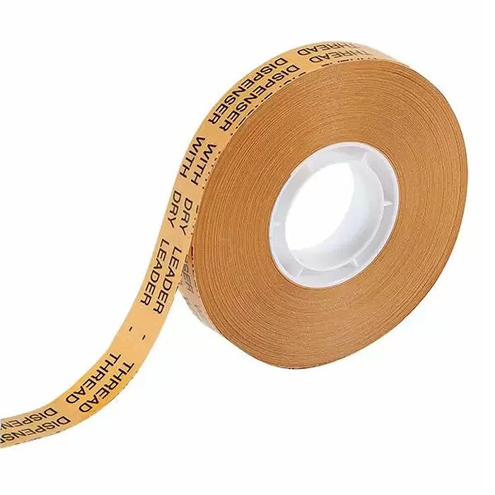 Reverse wound adhesive transfer tape, Tape to mount craft paper to the back of frames