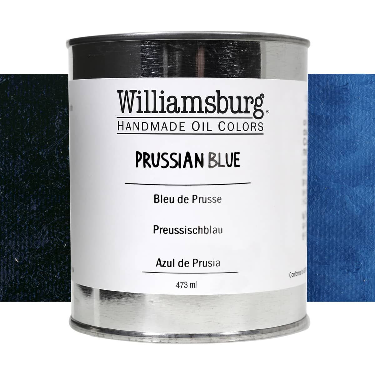 Williamsburg Oil Color, Prussian Blue, 473ml Can Jerry's Artarama