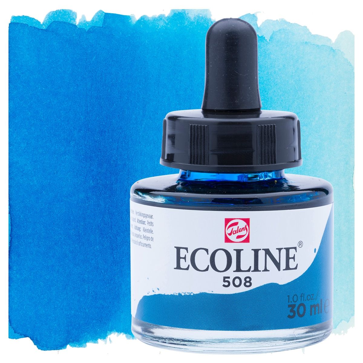 Ecoline Liquid Watercolor 30ml Pipette Jar Prussian Blue