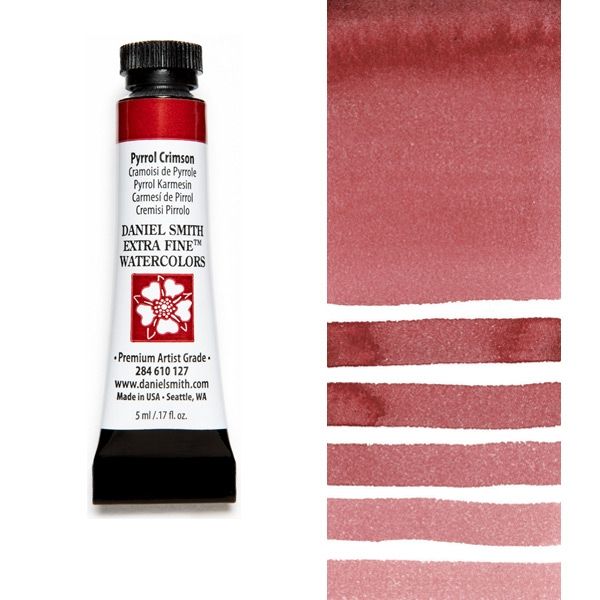 Daniel Smith Watercolor 5 ml Pyroll Crimson