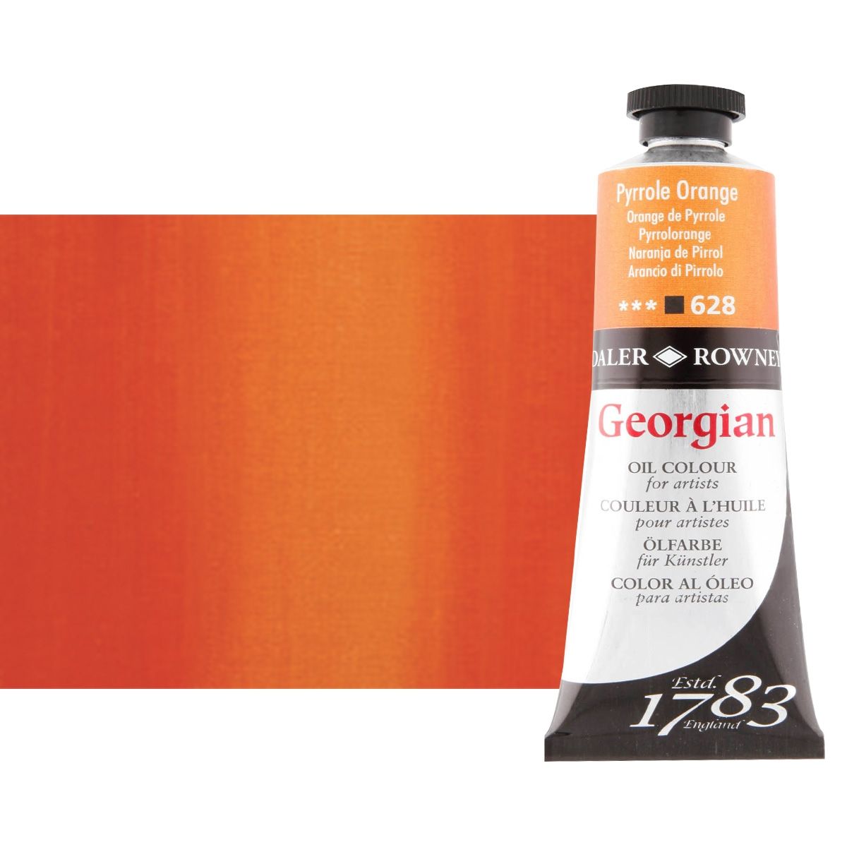 Daler-Rowney Georgian Oil Color 38ml Tube - Pyrrole Orange