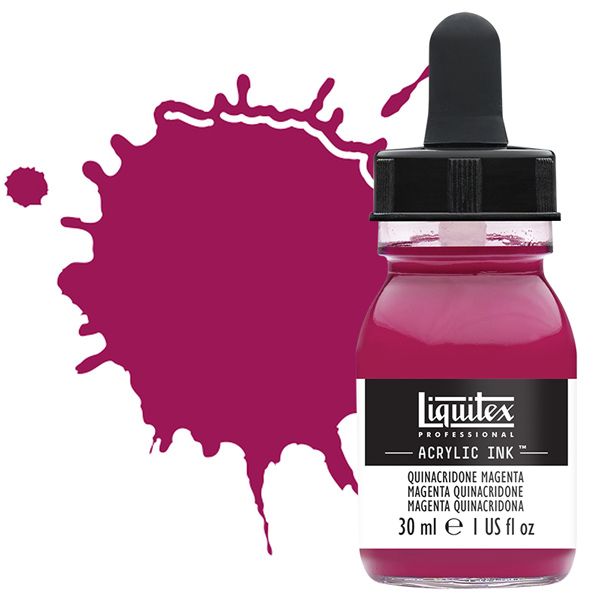 Liquitex Professional Acrylic Ink 30ml Bottle - Quinacridone Magenta