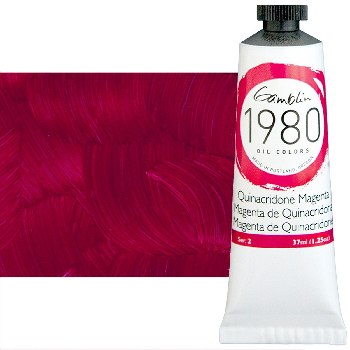 Gamblin Artist Grade Oil Color 37ml - Quinacridone Violet