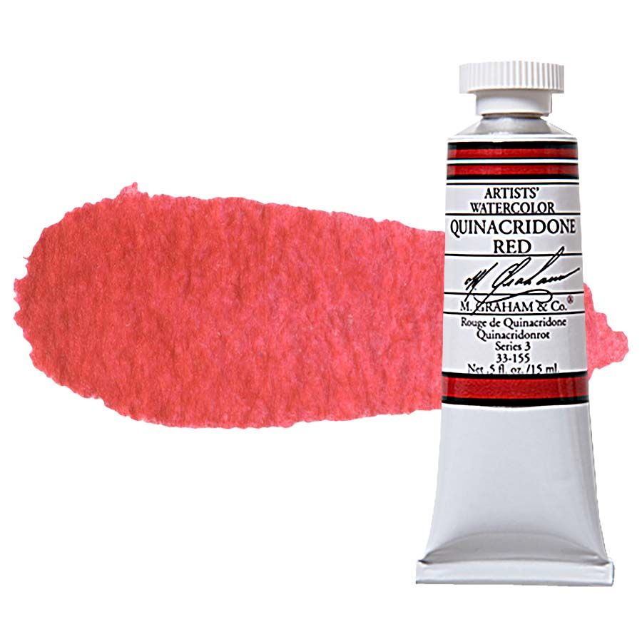 M. Graham Artists' Watercolor 15ml - Quinacridone Red | Jerry's Artarama