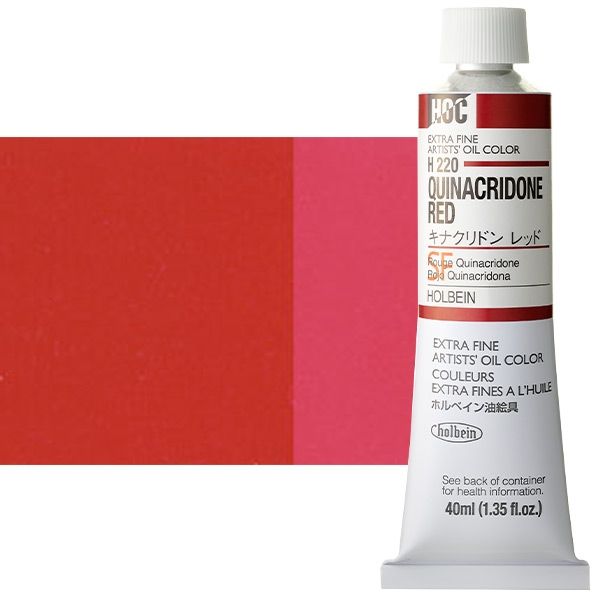 Holbein Oil Paint Quinacridone Opera H327 40ml 9 Issue