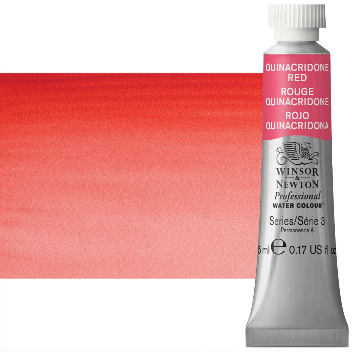 Winsor & Newton Professional Watercolor - Quinacridone Red, 5ml Tube