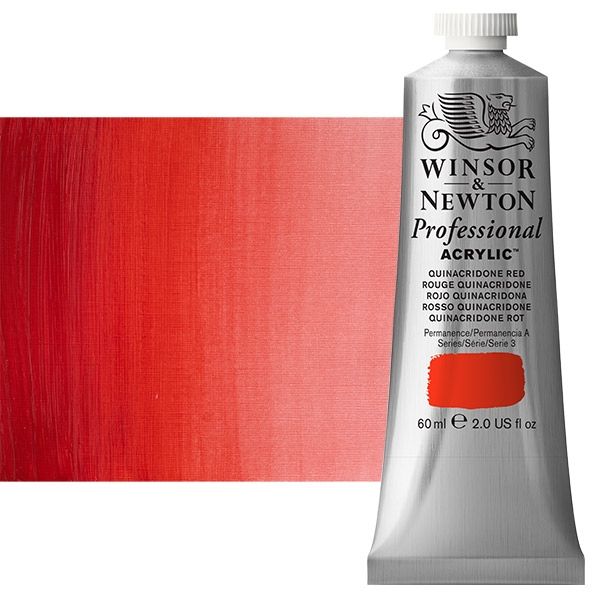Winsor & Newton Professional Acrylic Quinacridone Red 60 ml