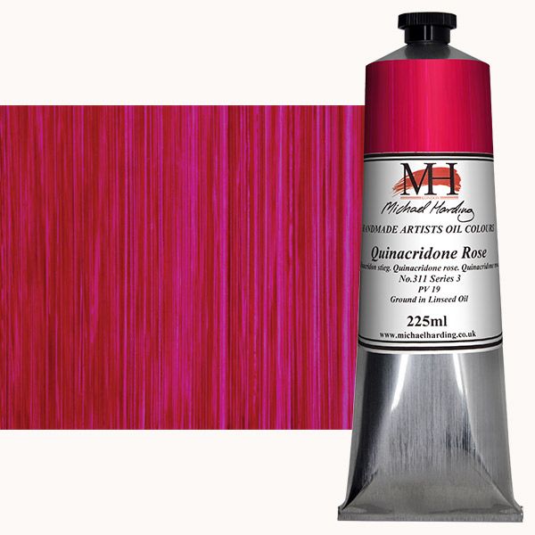 Michael Harding Oil Color - Quinacridone Rose, 225ml Tube | Jerry's ...