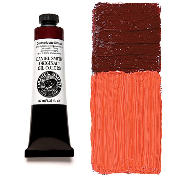 Daniel Smith Oil Colors - Quinacridone Sienna, 37 ml Tube