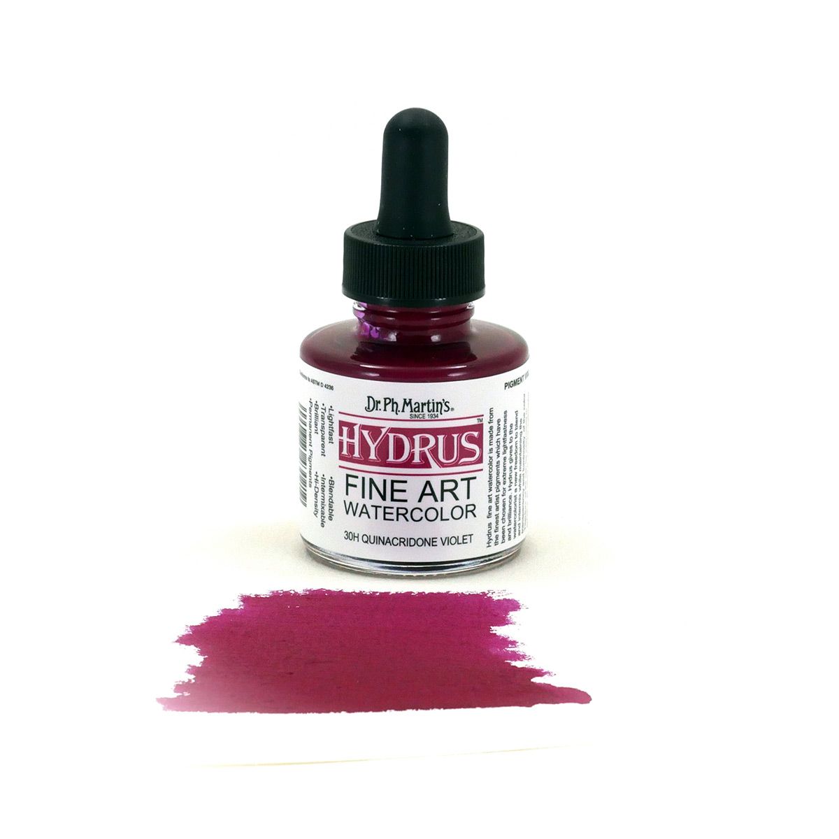Hydrus Watercolor 1 oz Bottle - Quinacridone Violet