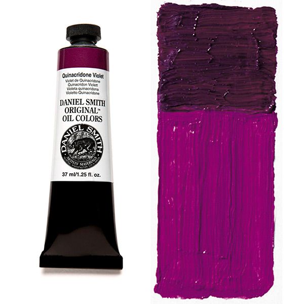 Daniel Smith Oil Colors - Quinacridone Violet, 37 ml Tube