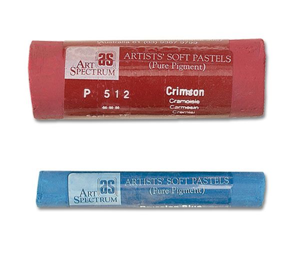 Art Spectrum Soft Pastel Box of 3 Jumbo - Crimson (T)