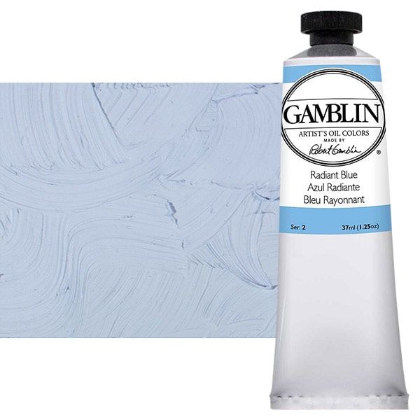Gamblin Artists Oil Radiant Blue, 37ml Tube Jerry's Artarama