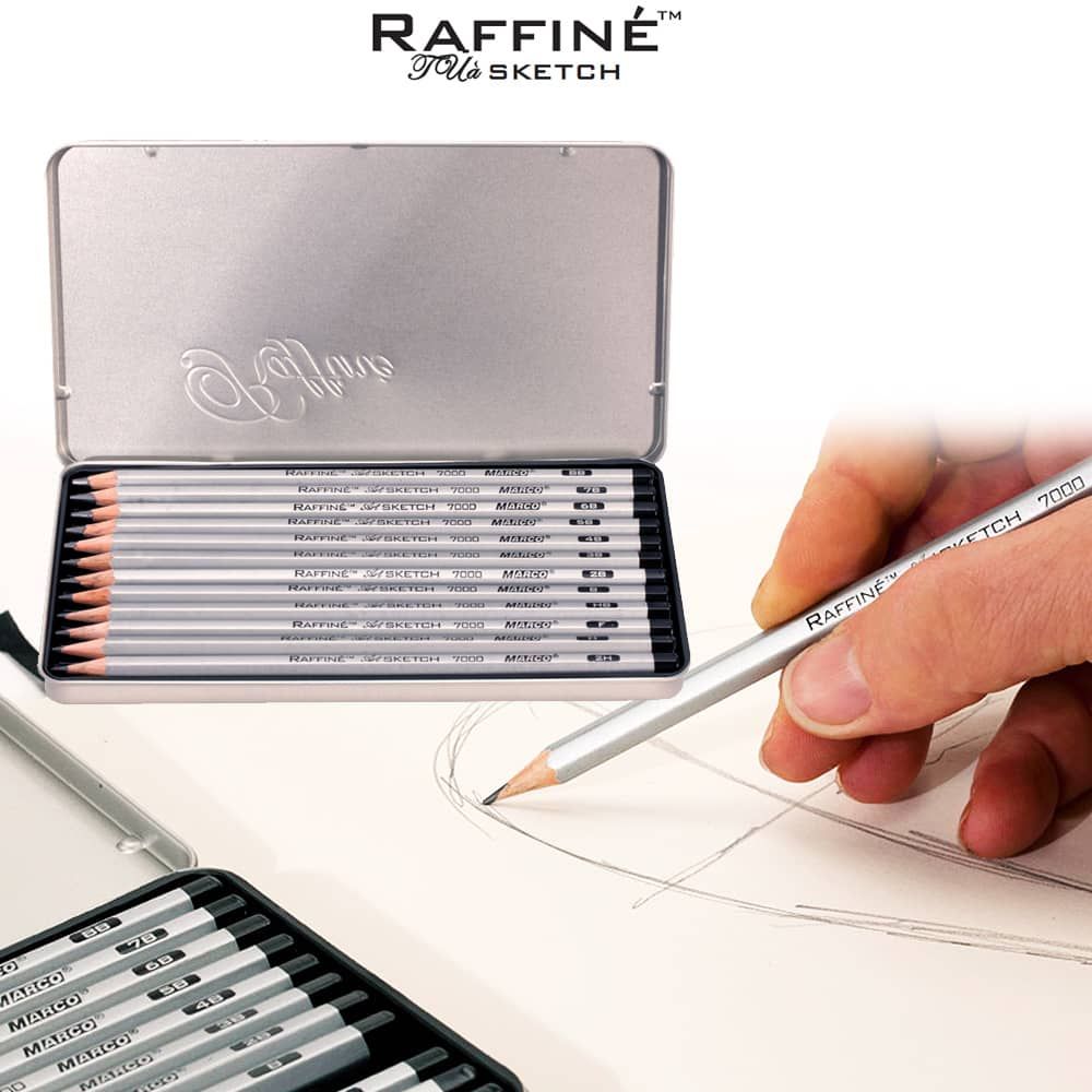 Raffine Graphite Pencils Box of 12 - B