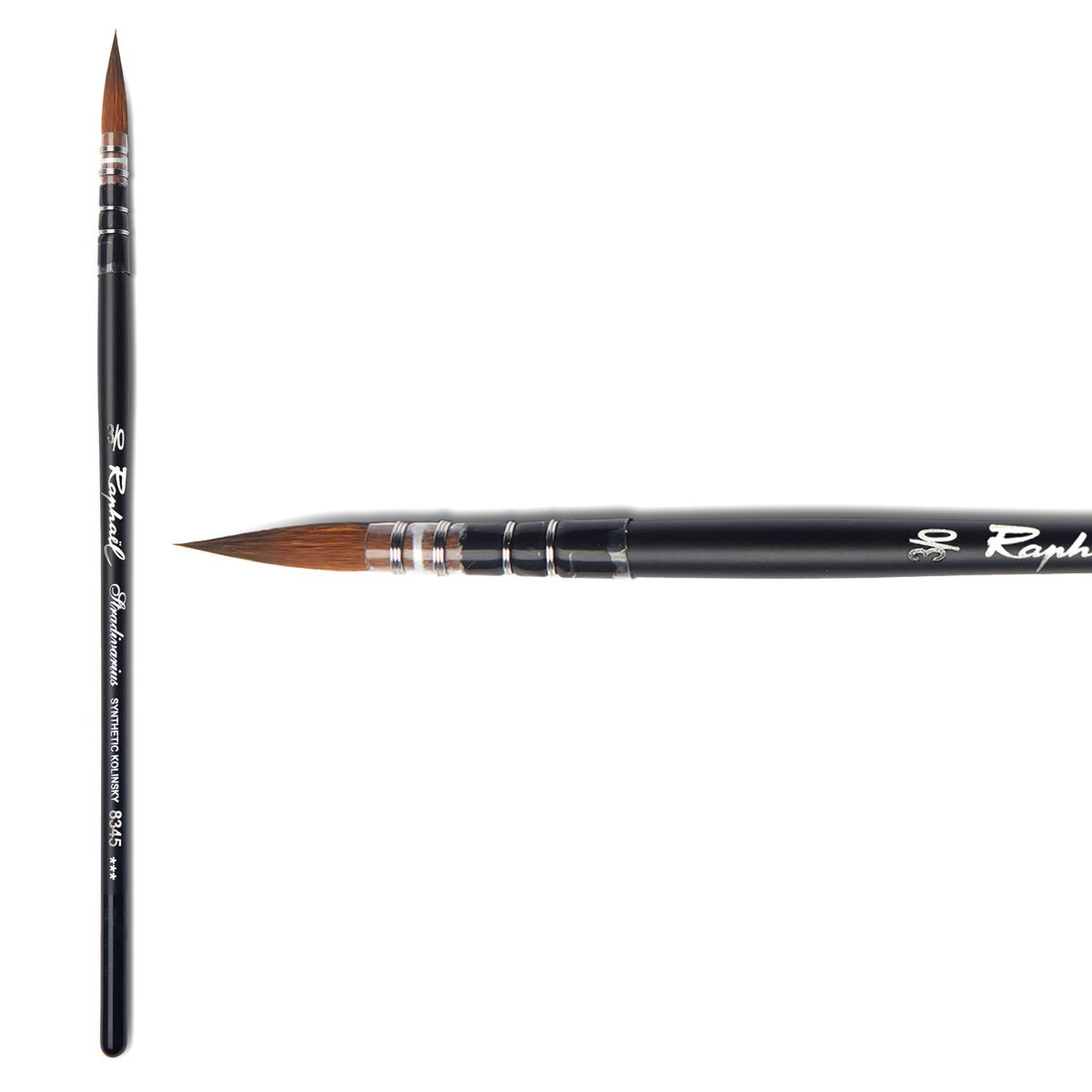 Raphael Stradivarius Synthetic Kolinsky Brush, 3X0 Mop Jerry's Artarama