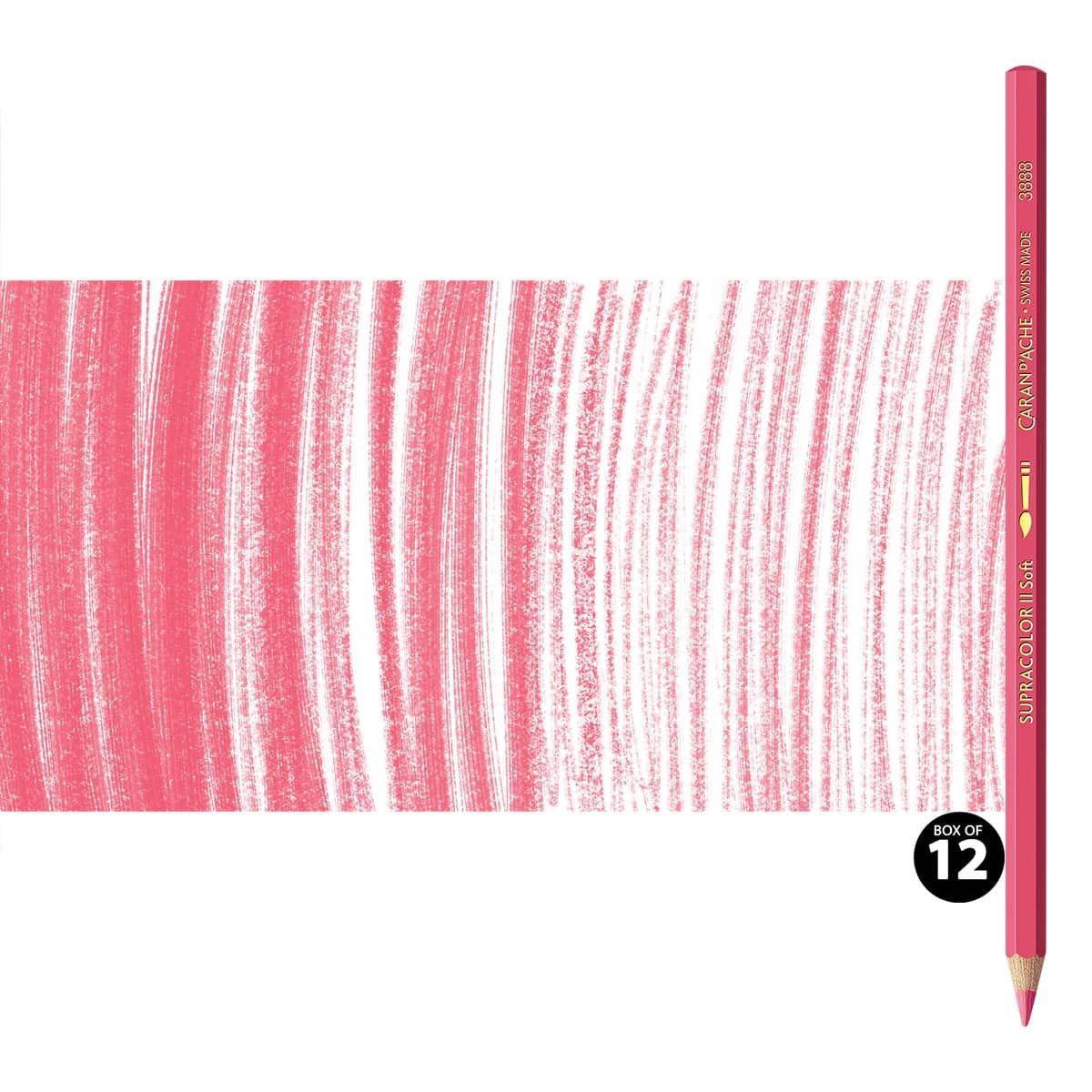Supracolor II Watercolor Pencils Box of 12 No. 270 - Raspberry Red