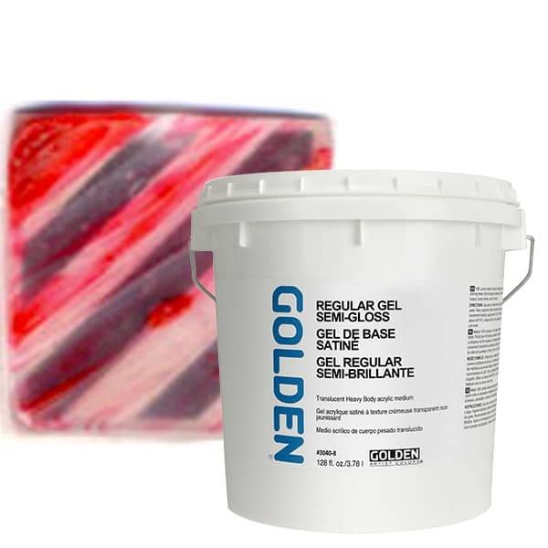 GOLDEN Acrylic Gel Mediums Regular Gel Semi Gloss 1 Gallon Jerry's