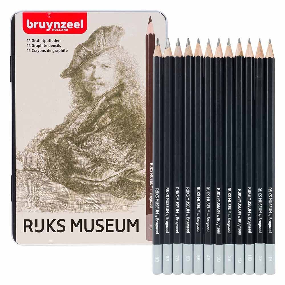 Bruynzeel Rijksmuseum Dutch Masters Pencil - Rembrandt Portrait (Set of 12)