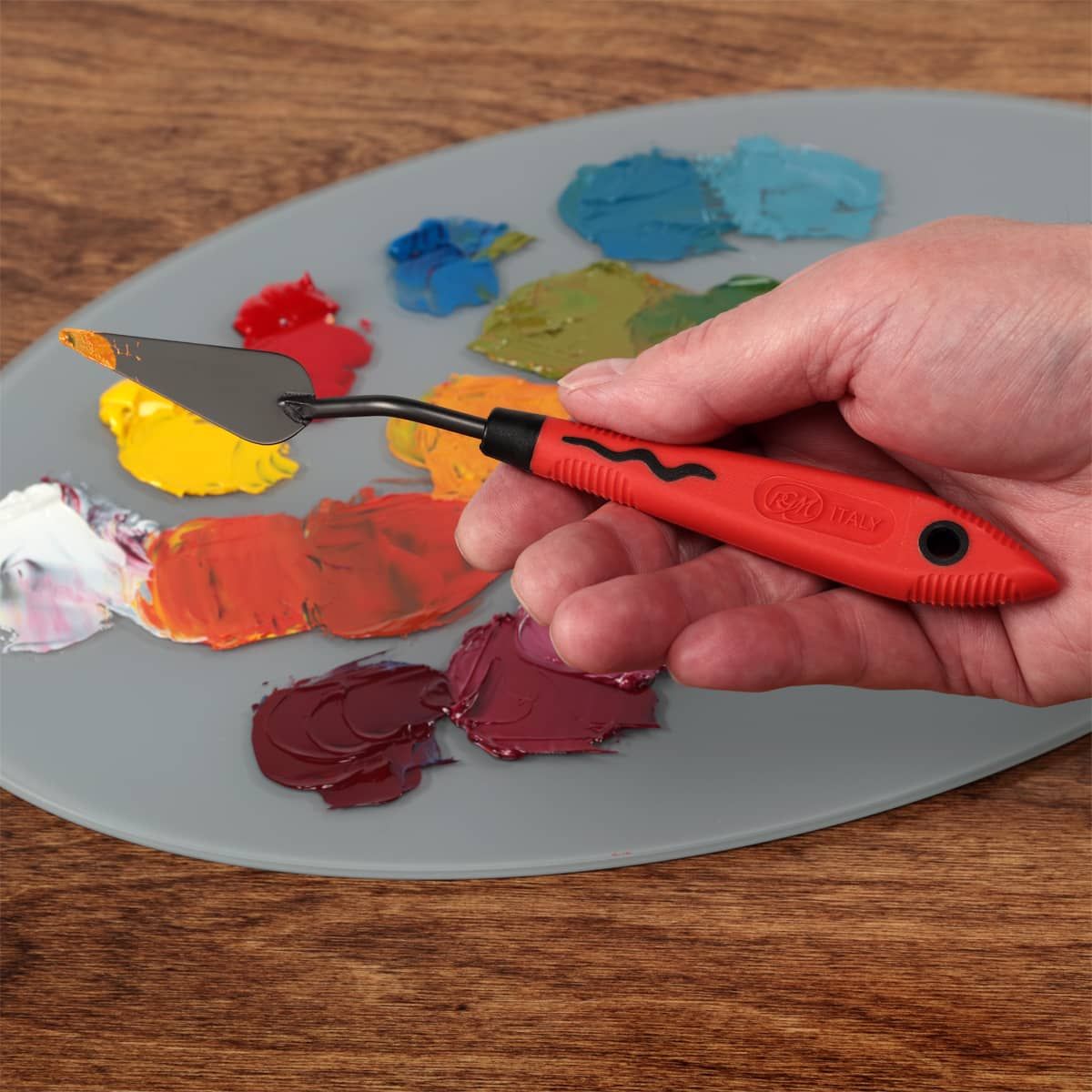 Soft Grip Artist Palette Knife Set of 6, 60th Anniversary Edition by RGM
