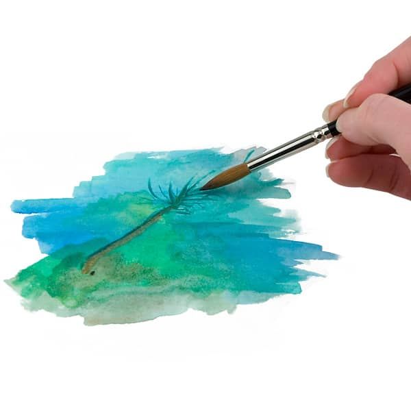Kolinsky Watercolour Brushes Professional Sable Hair - Temu