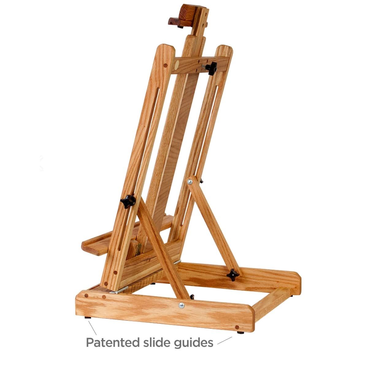 Patented slide guides - Professional Table Easel