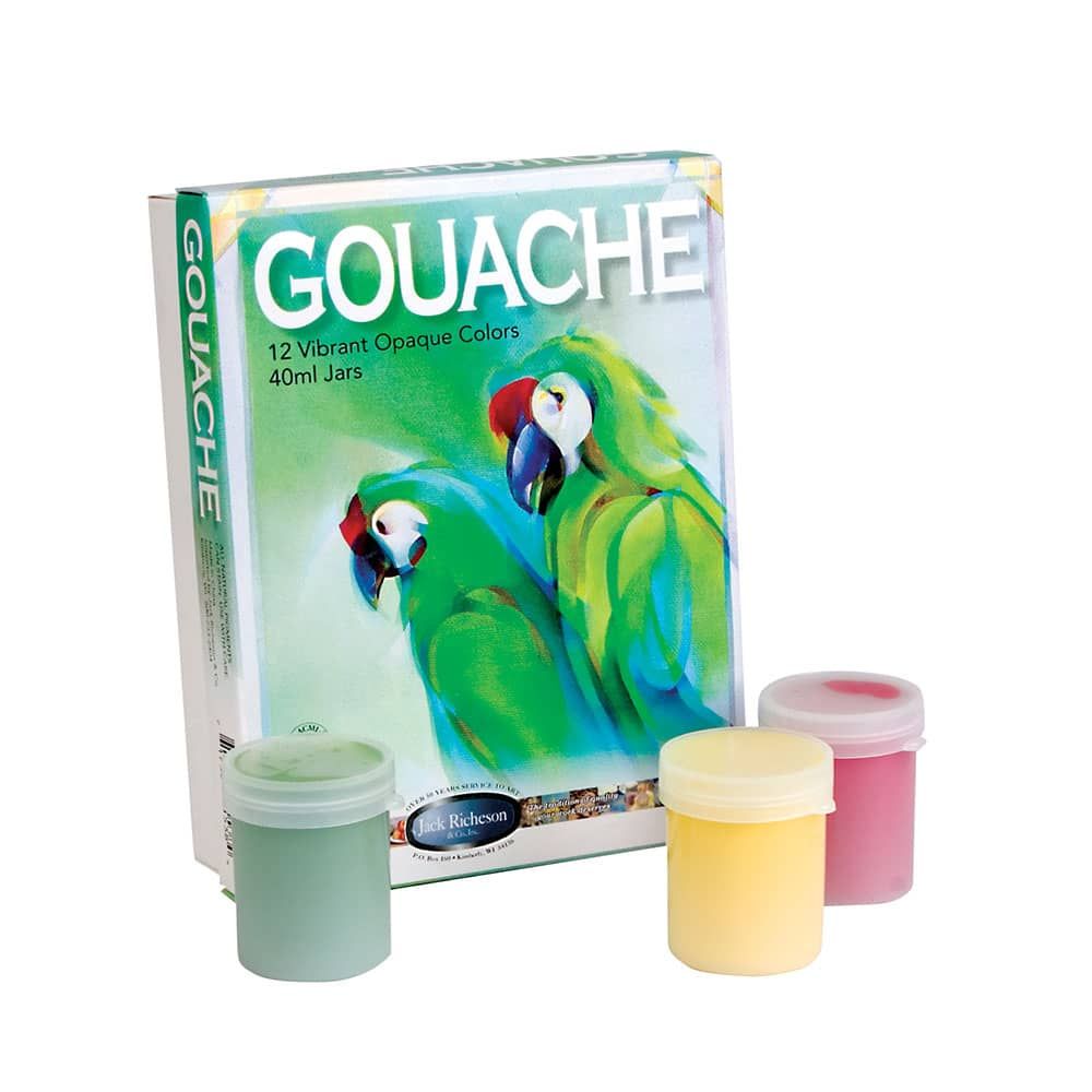 Richeson Gouache Set of 12 40 ml Tubs