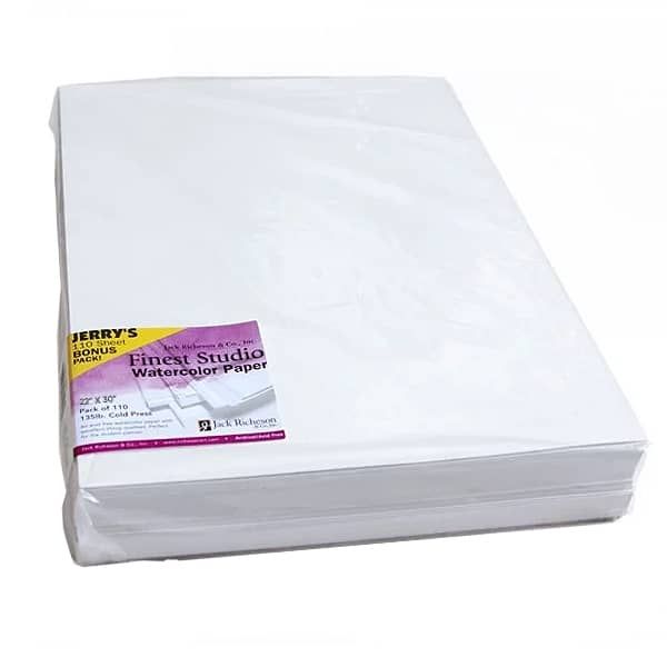 Richeson Studio 22x30in Watercolor Papers 135lb. Cold Press 110 Sheets