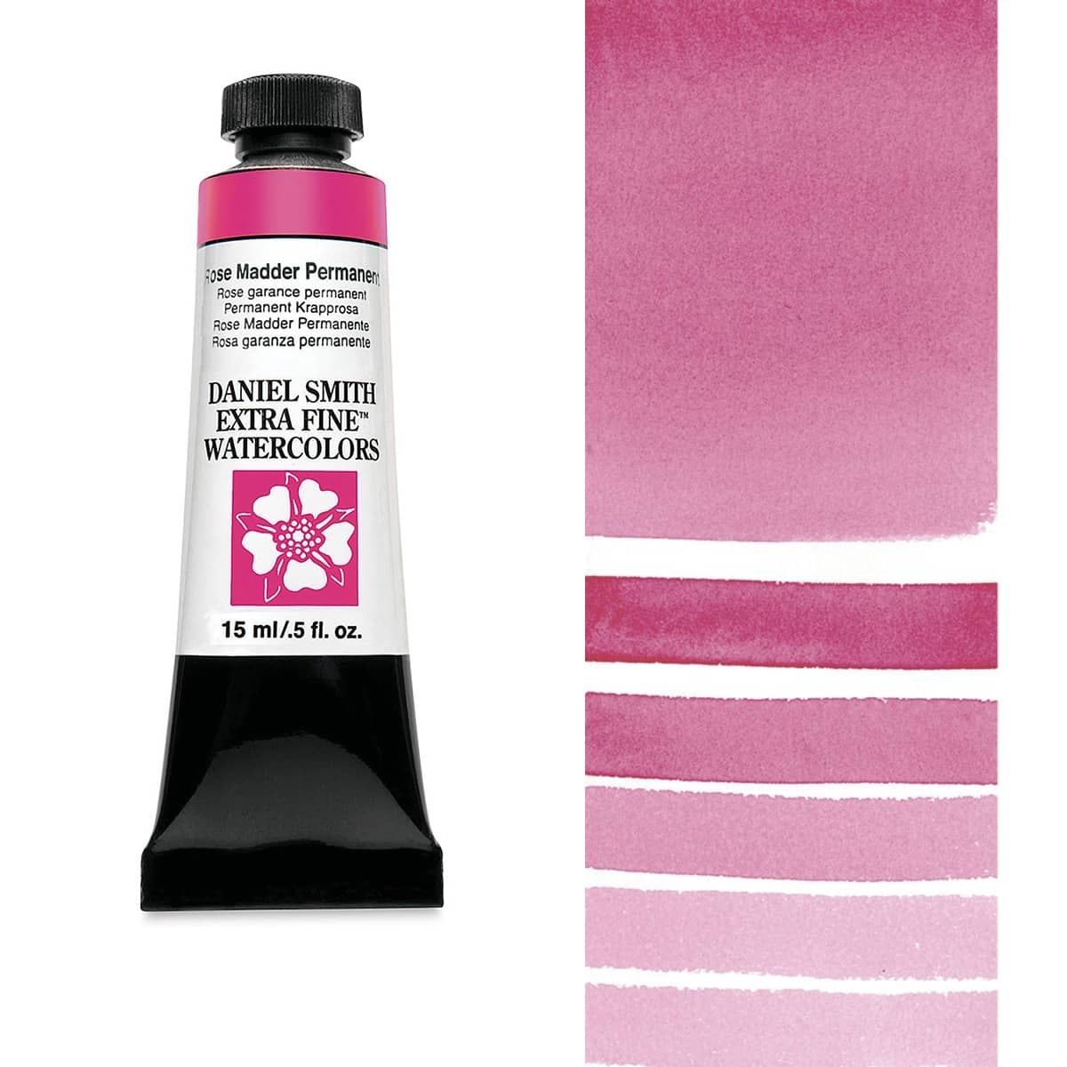 Daniel Smith Extra Fine Watercolors - Rose Madder Permanent 15ml Tube