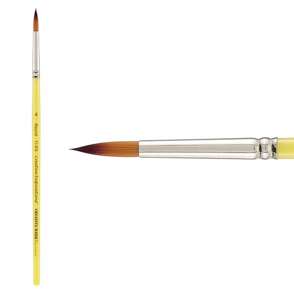 Creative Inspirations Dura-Handle™ Brush Short Handle Round #4