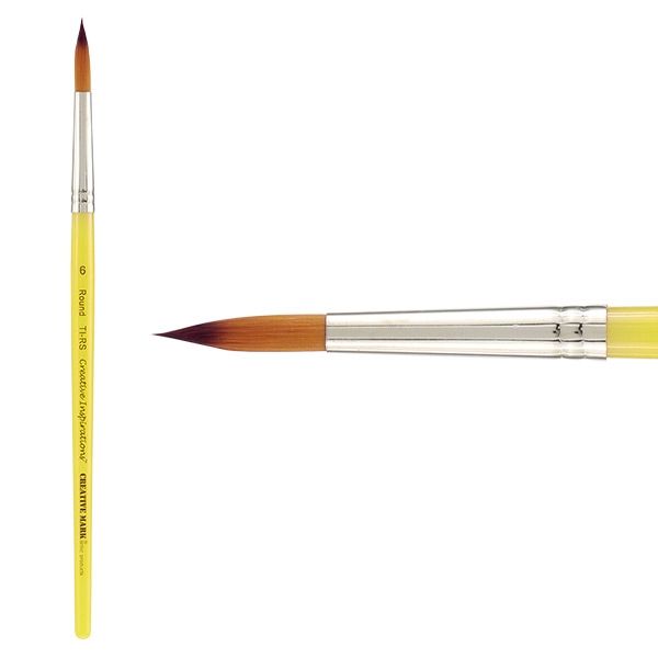 Creative Inspirations Dura-Handle™ Brush Short Handle Round #6