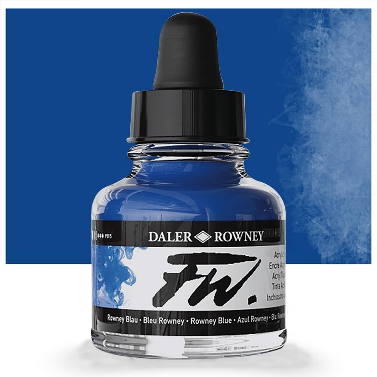 Daler-Rowney FW Acrylic Ink Bottle 6-Color Neon Set - Acrylic Set of