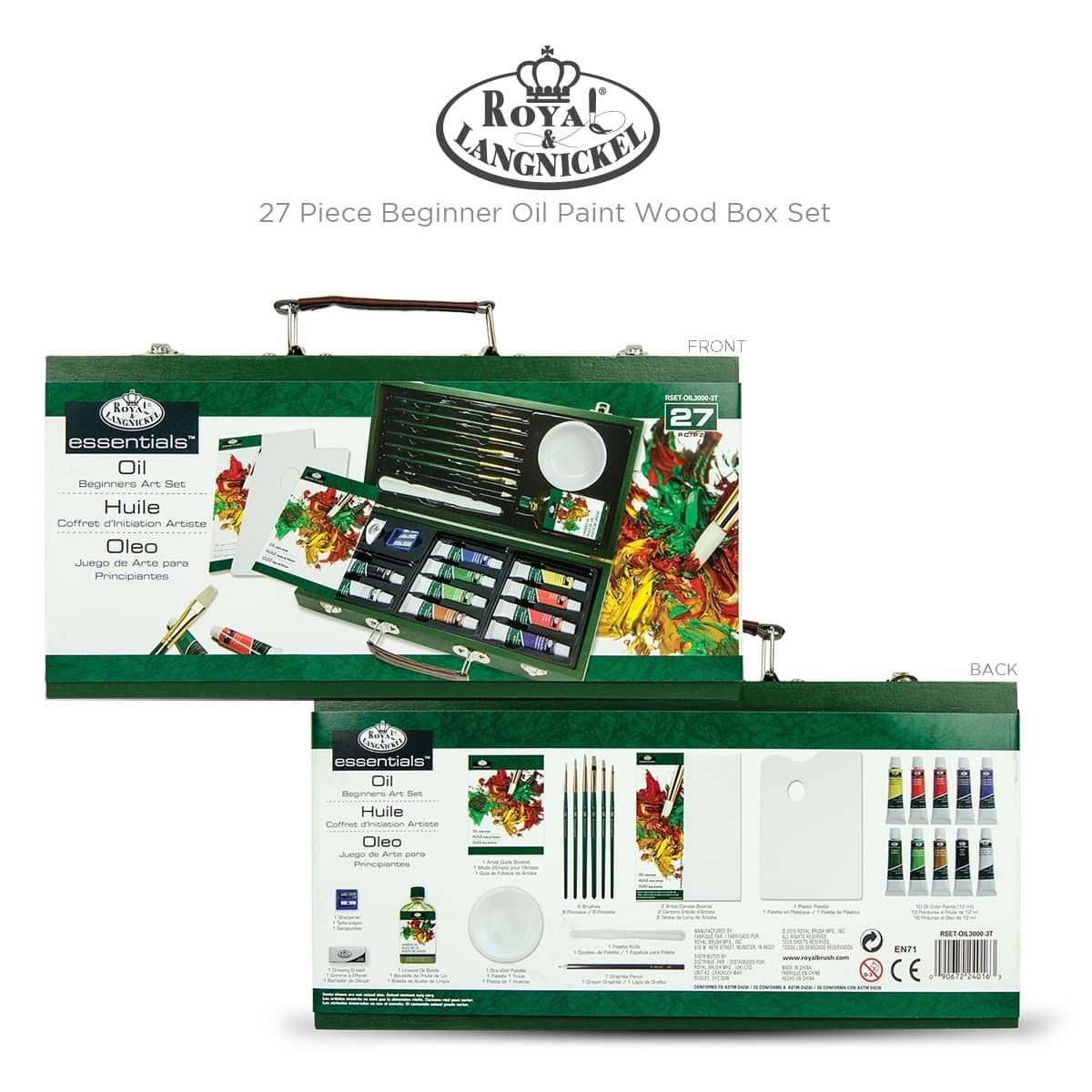 Royal & Langnickel Wood Box Art Sets