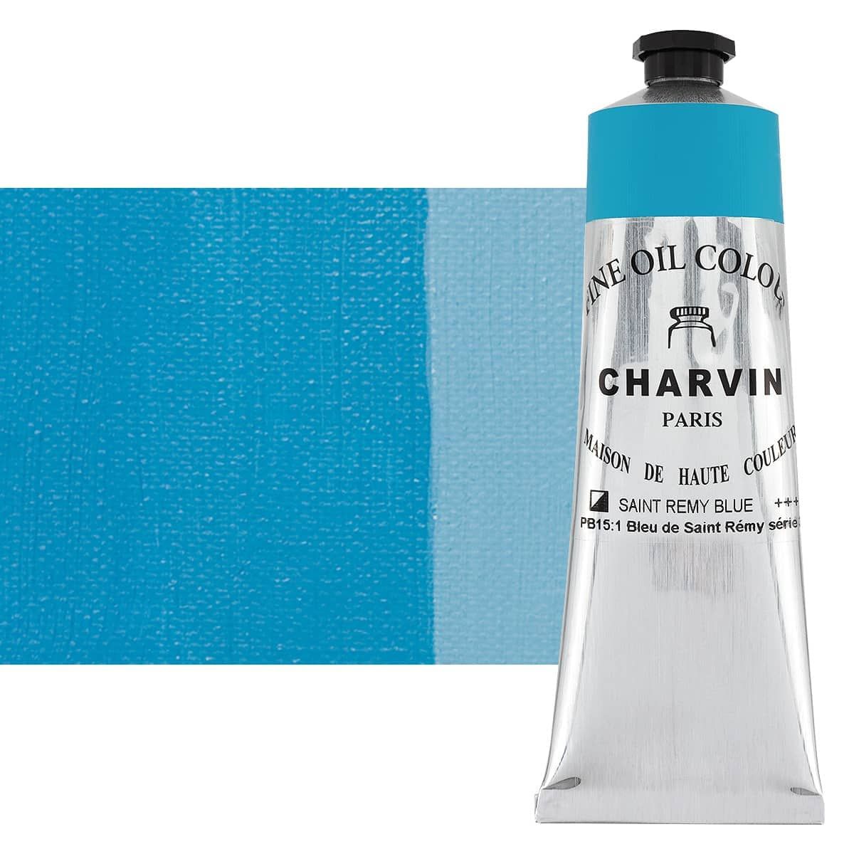 Charvin Fine Oil Paint, Saint Remy Blue 150ml Jerry's Artarama