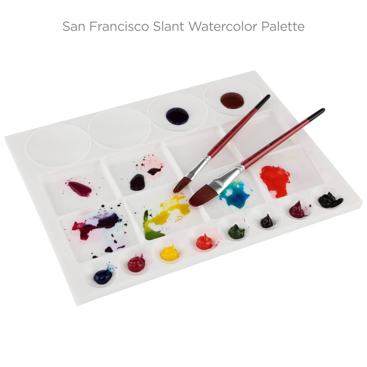San Francisco Slant Watercolor Palette