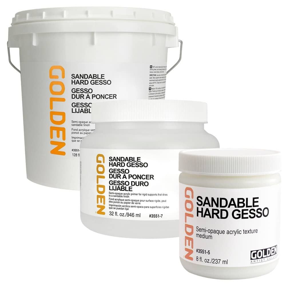 Golden Black Gesso - 8 oz.