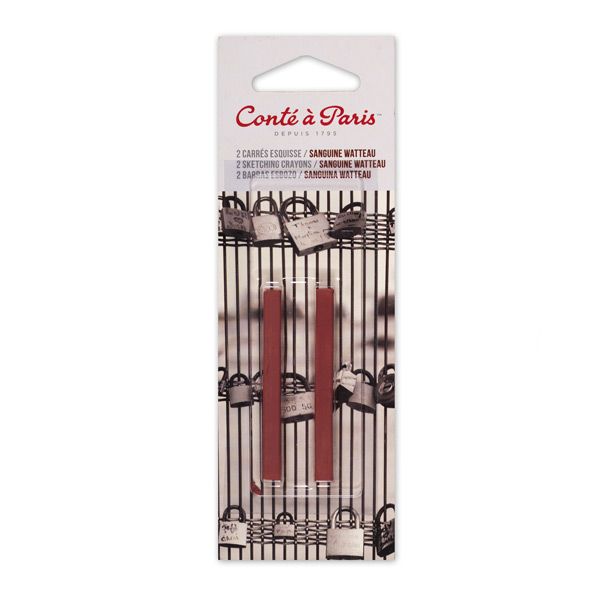 Pastello Gessetto Conté à Paris | Rosso Scarlatto | Alta Coprenza | 6x6 Mm - Foto 4
