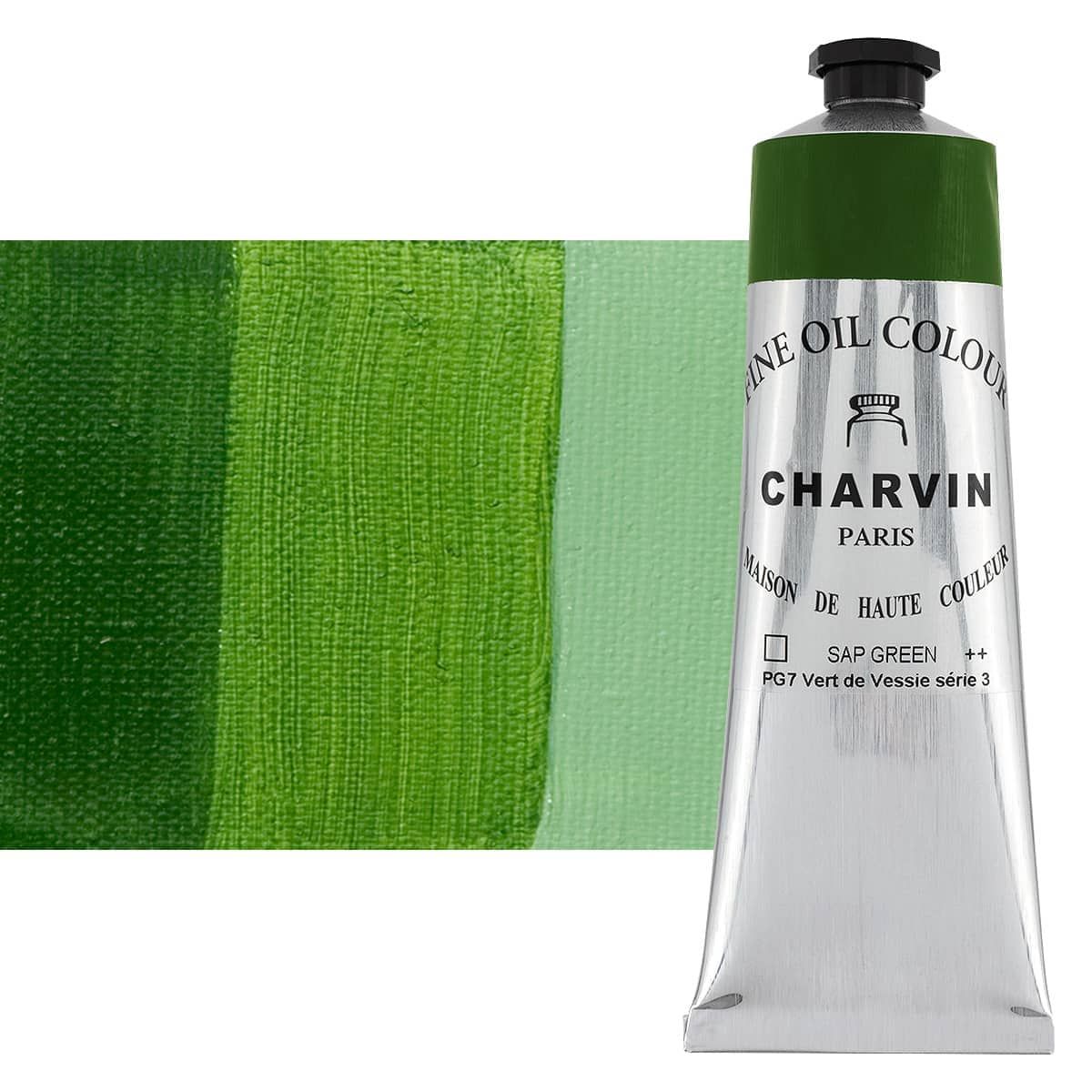 Charvin Fine Oil Paint, Sap Green 150ml Jerry's Artarama