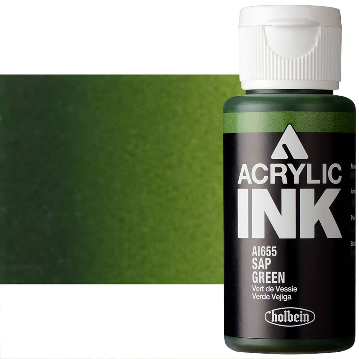 Holbein Acrylic Ink - Sap Green, 30ml