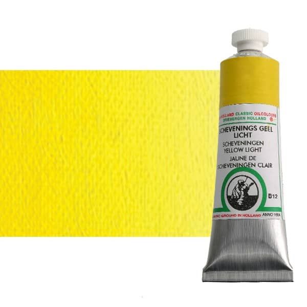 Old Holland Classic Oil Color 40 ml Tube - Scheveningen Yellow Light