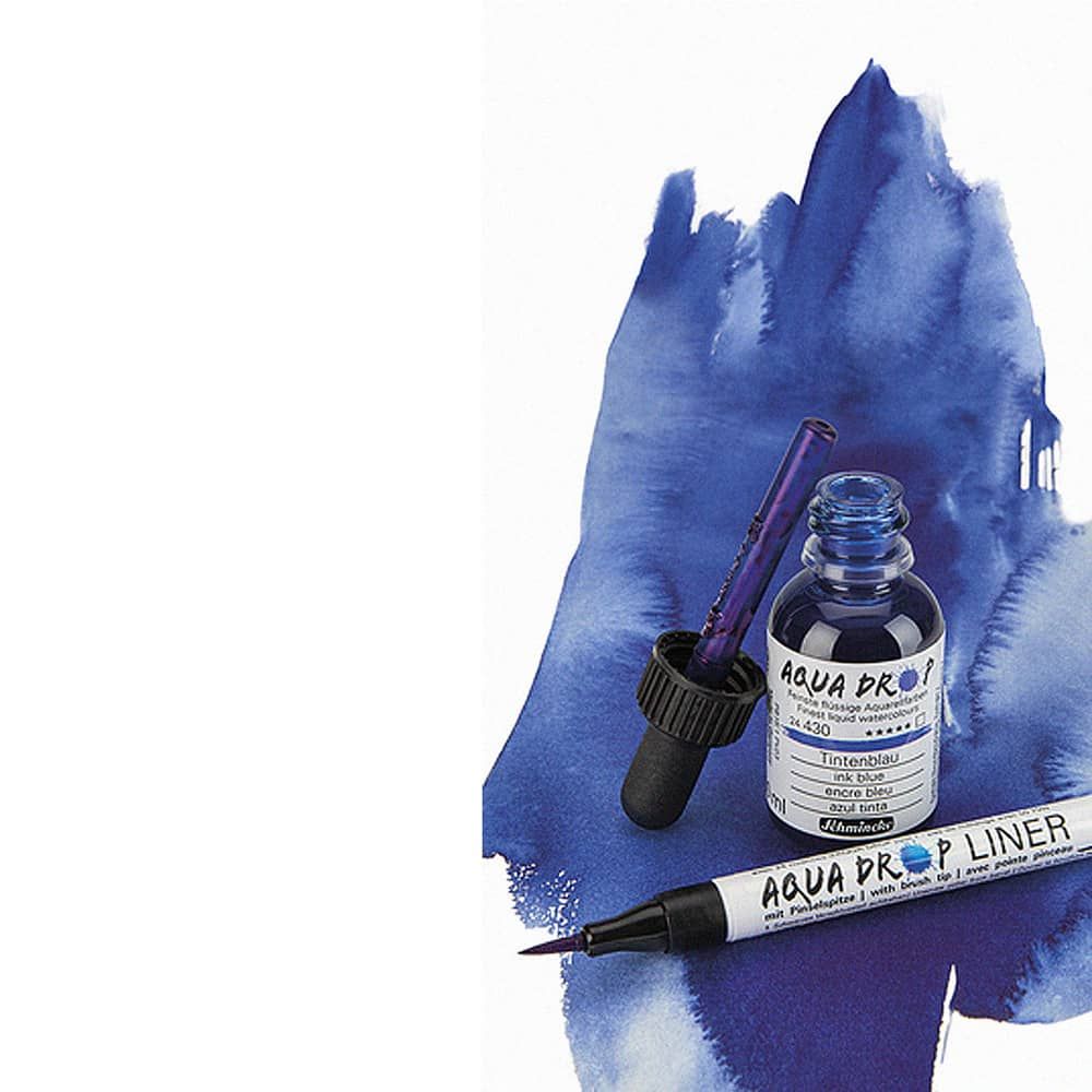 Ready-to-use pigment-based liquid watercolor