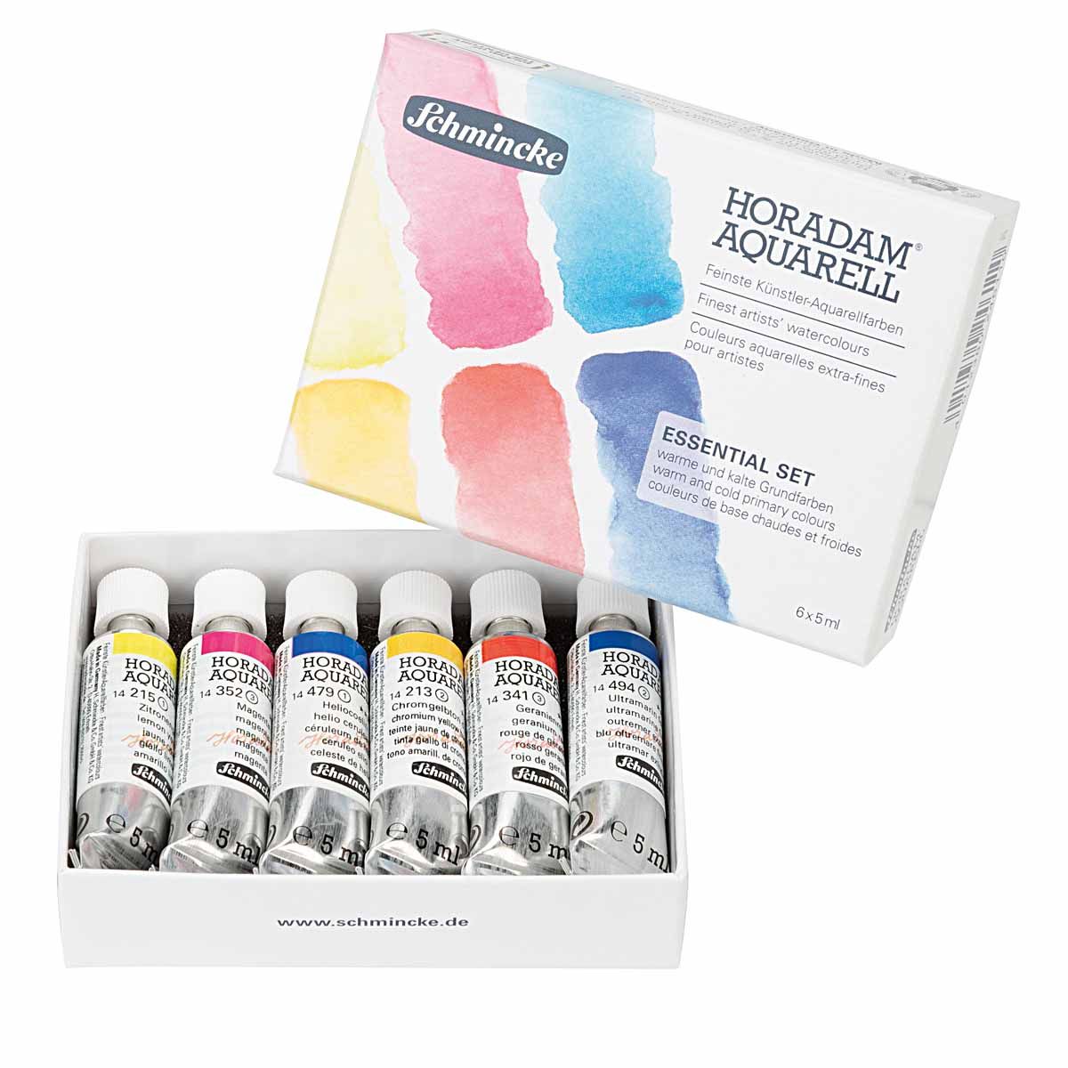 Schmincke Watercolor Paint 5ML College Level Three Primary Color Set  Tubular Illustration Watercolor Paint Painting Supplies
