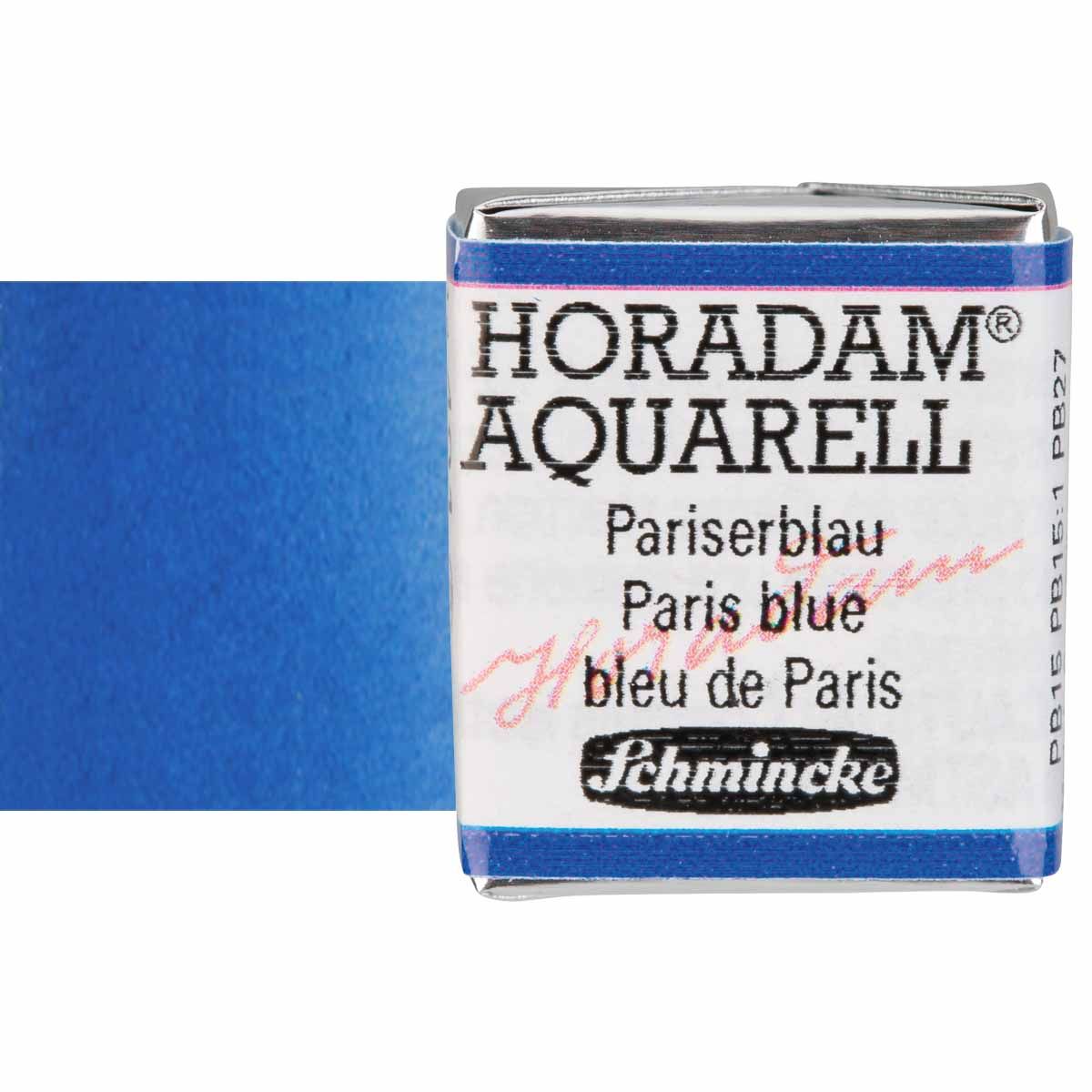 Schmincke Horadam Watercolor Paris Blue Half-Pan