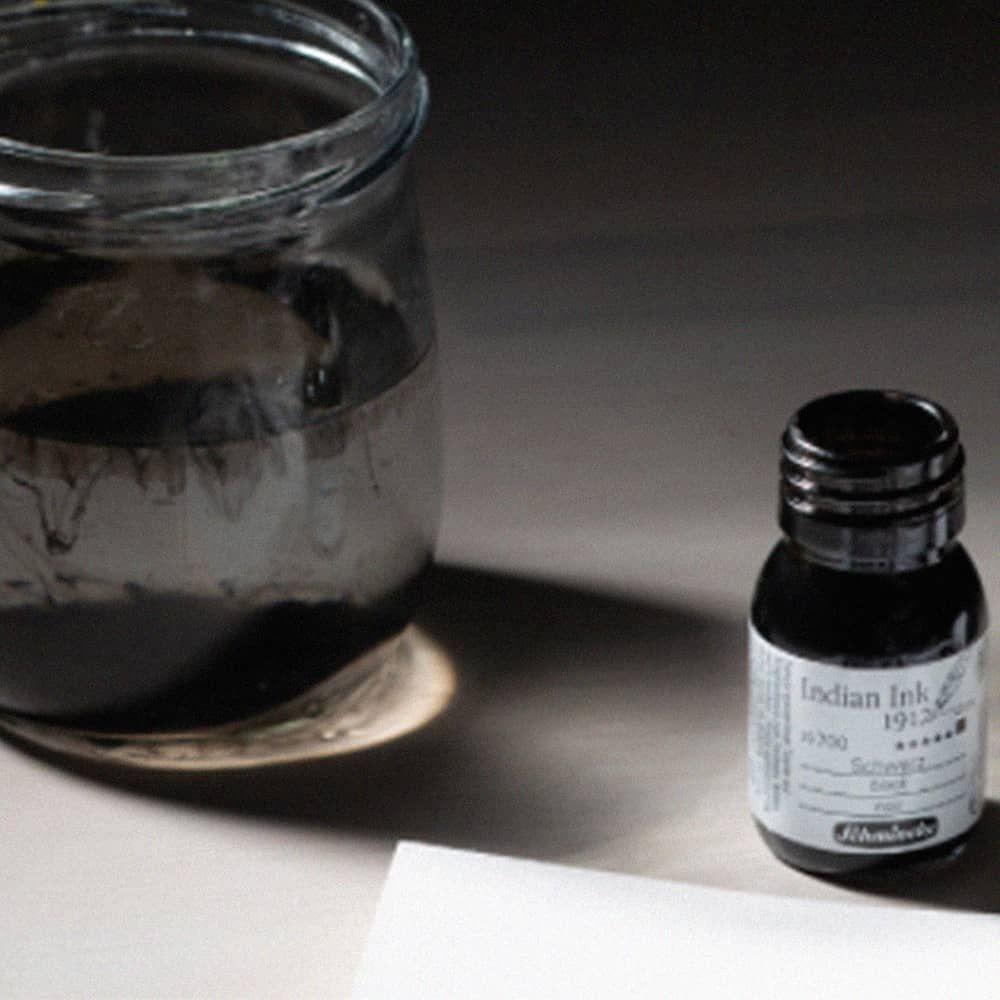 Finest waterproof ink for drawing, painting, and writing