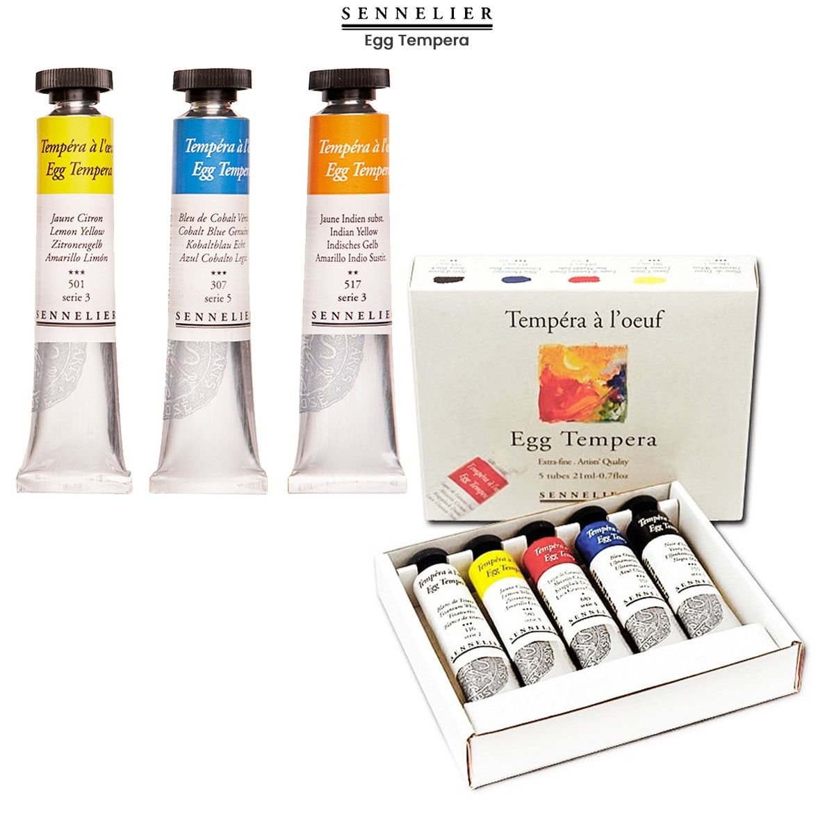 Sennelier Egg Tempera Paints & Sets