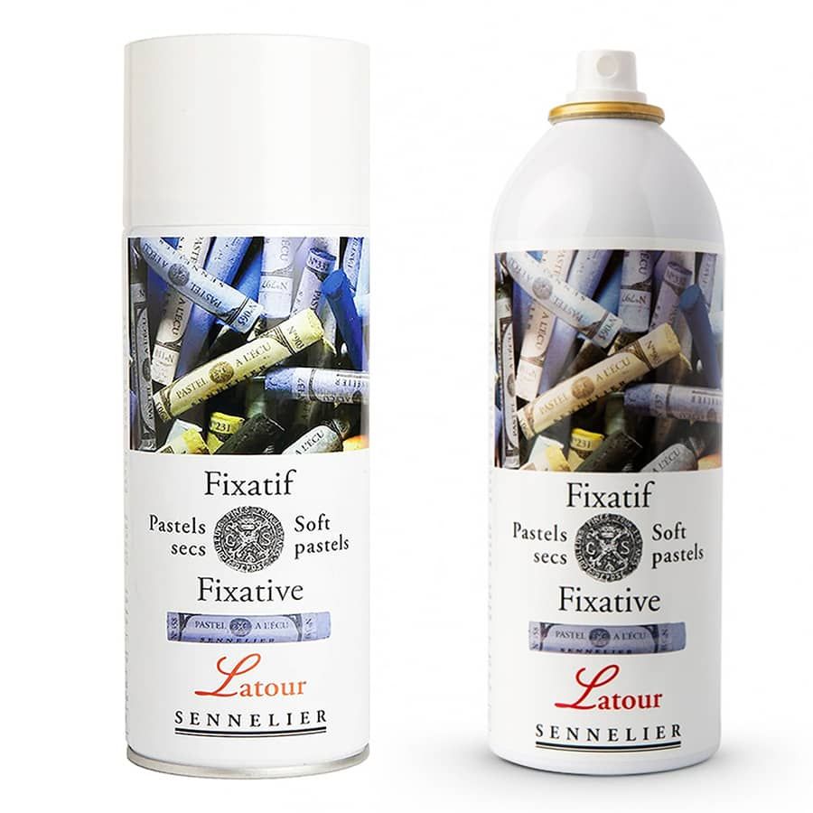 Latour Soft Pastel Fixative Spray Can, 400 Ml
